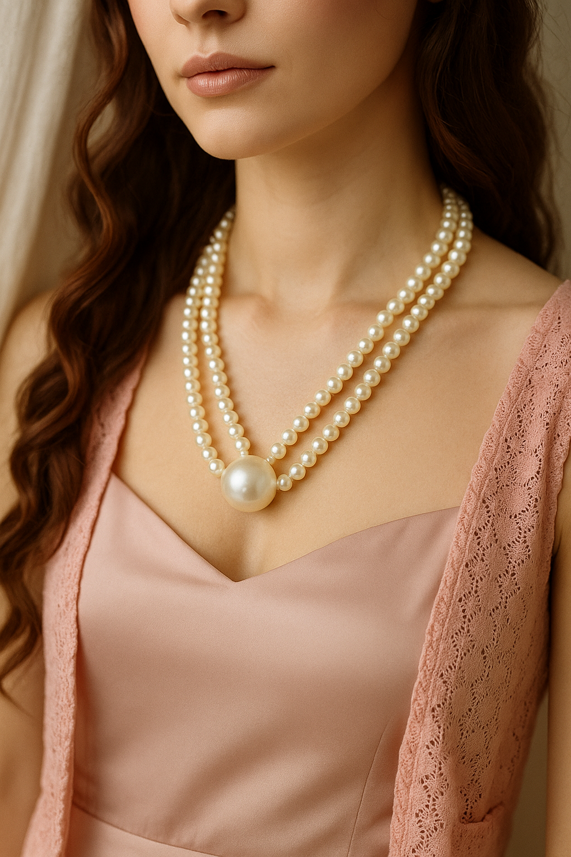 coral glow layered necklace for wedding
trendy pearl necklace india 2025
festive indian jewellery pearl coral