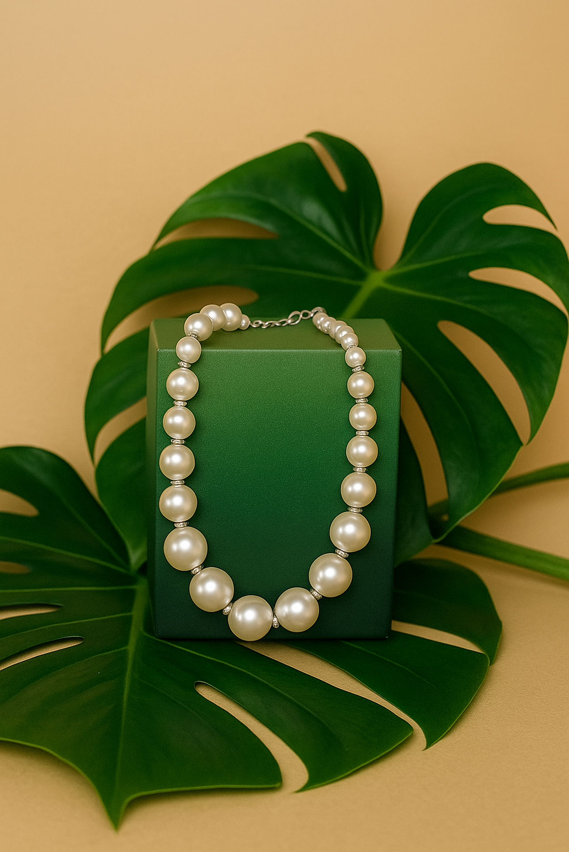 Elegant pearl drop necklace for Indian festive occasions and party wear, dainty gold and pearl jewellery – Flamingo India
