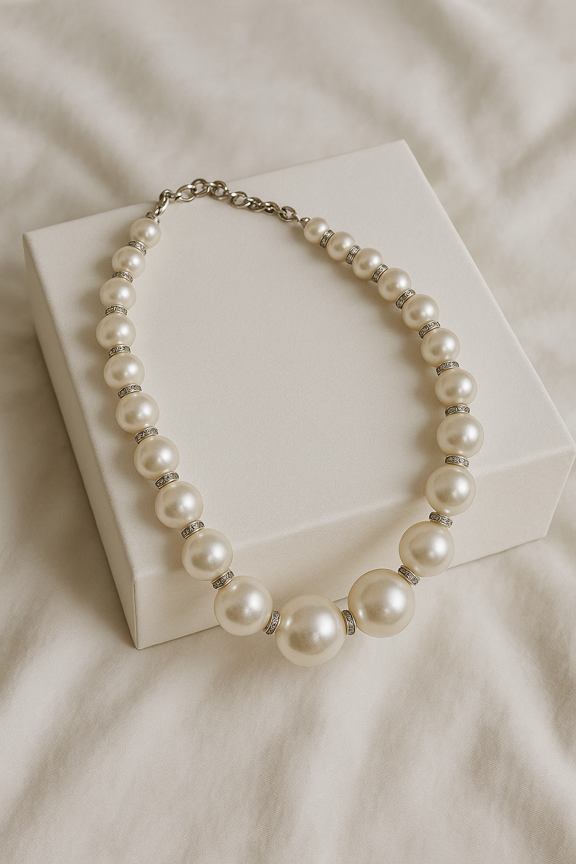Elegant pearl drop necklace for Indian festive occasions and party wear, dainty gold and pearl jewellery – Flamingo India