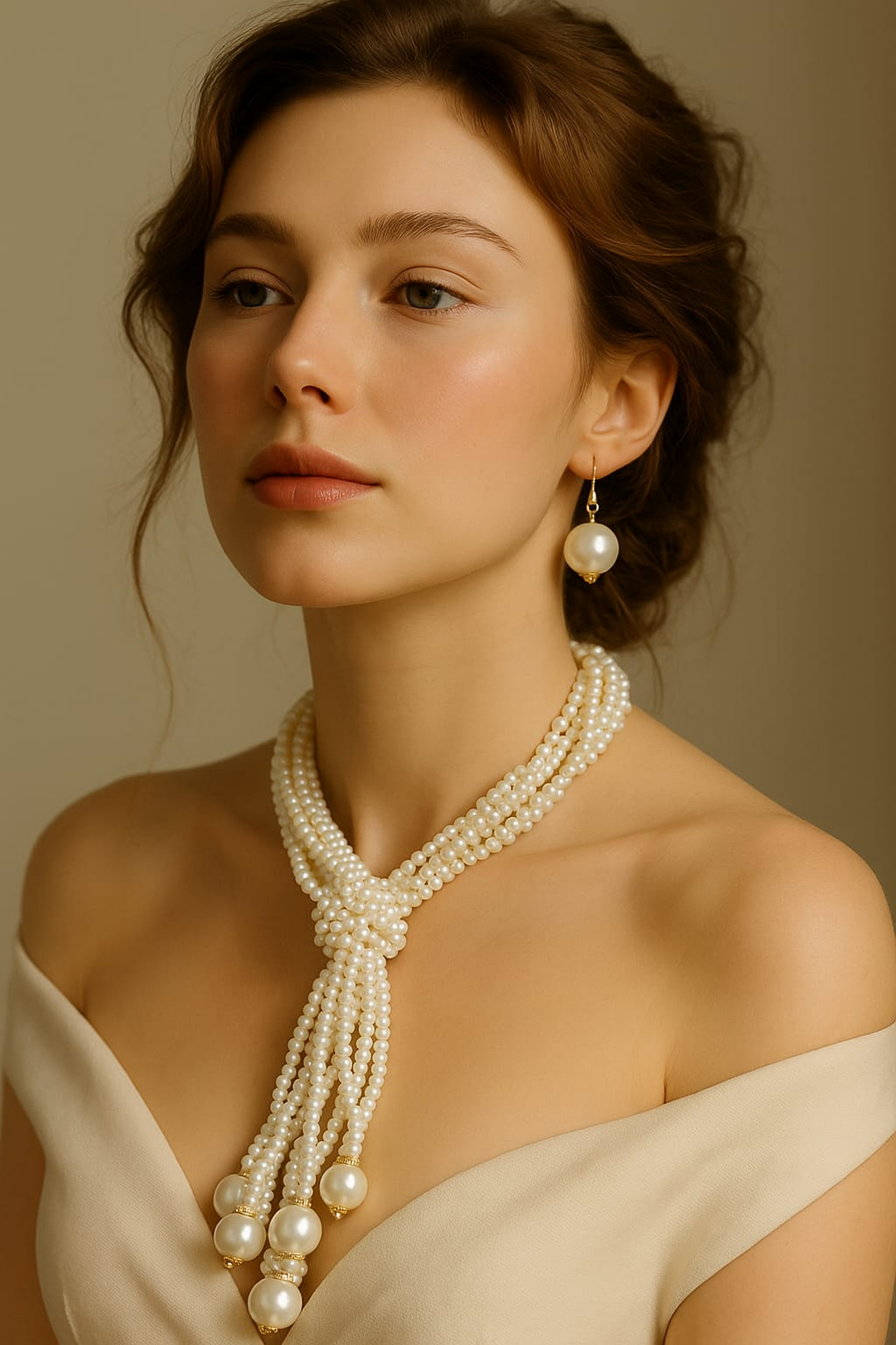 Pastel pearl necklace for Indian girls, perfect Raksha Bandhan gift for sister or Diwali jewellery styling – Flamingo Fashion India