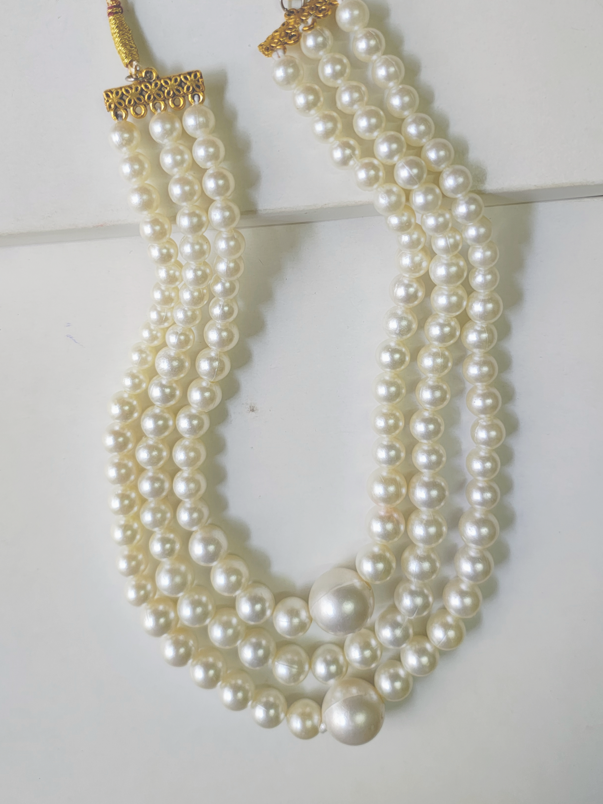 glowing pearl necklace
tropical celebration jewellery
indian wedding guest necklace
bold pearl choker