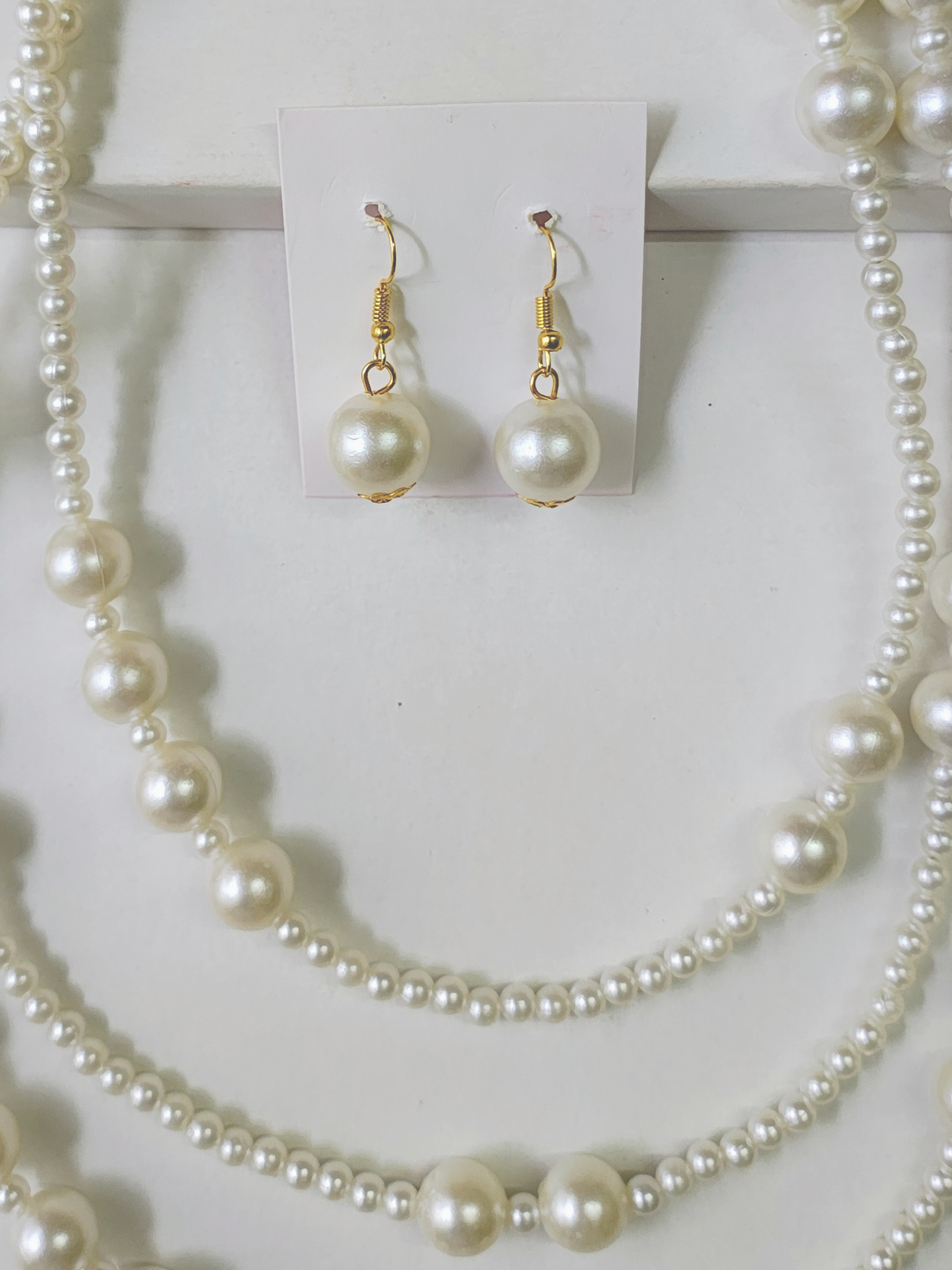 Pink baroque pearl necklace for Indian weddings, perfect for bridesmaids or ethnic day look – Flamingo Jewellery