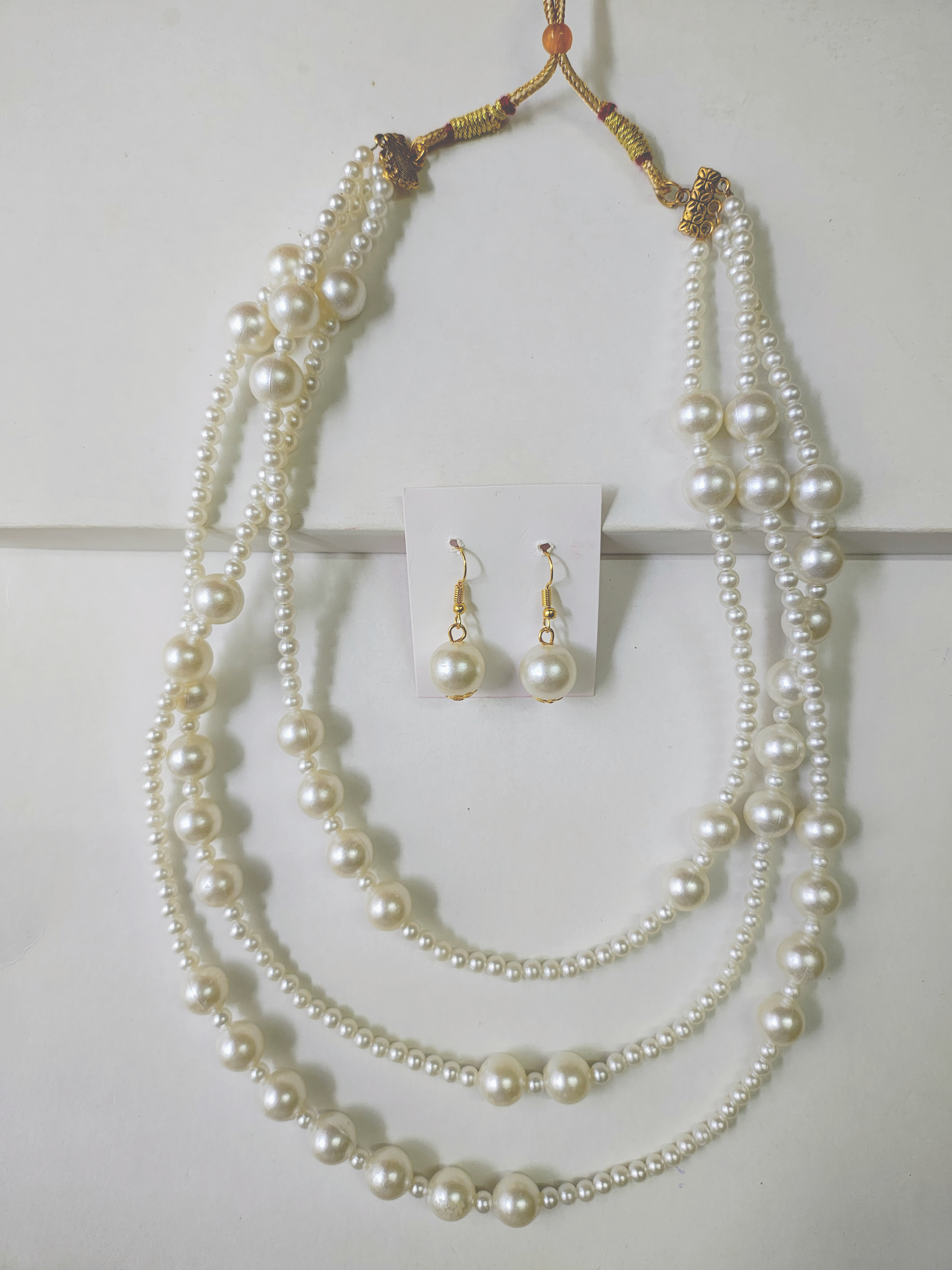 Pink baroque pearl necklace for Indian weddings, perfect for bridesmaids or ethnic day look – Flamingo Jewellery