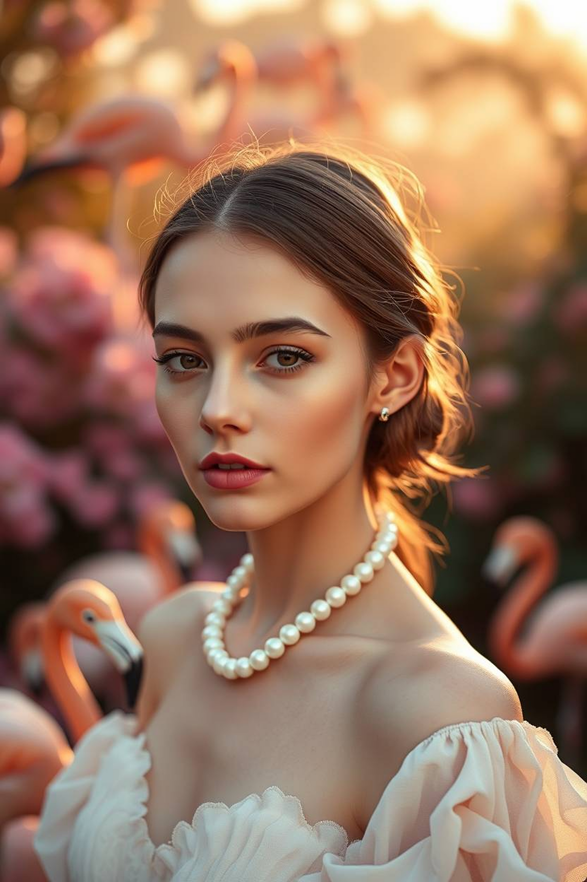 Ombre pearl necklace for Haldi or Mehendi functions, trending bridal jewellery with sunset colours – Flamingo Accessories India